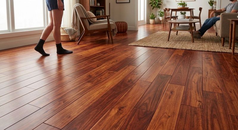 Cherry Floor Installation in Carroll County, MD