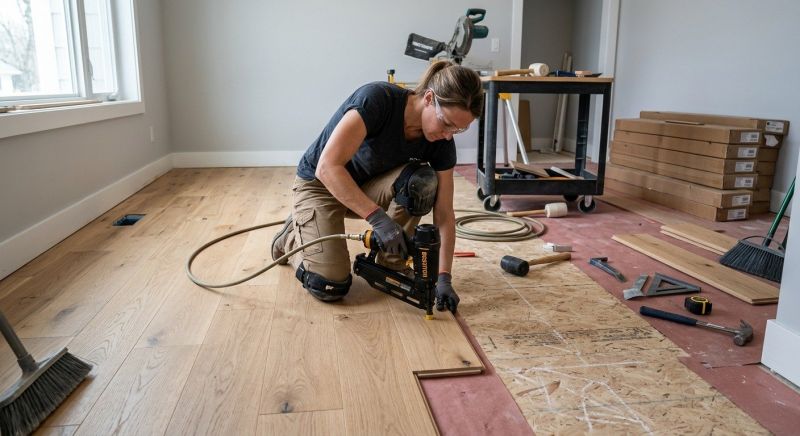 Hardwood Floor Installation in Frederick County, MD