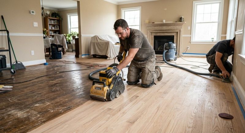 Hardwood Floor Renovation in Gaithersburg, MD