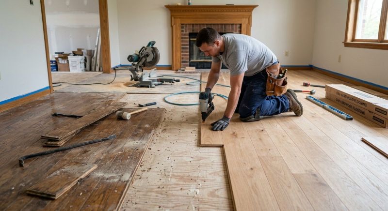 Hardwood Replacement in Frederick, MD