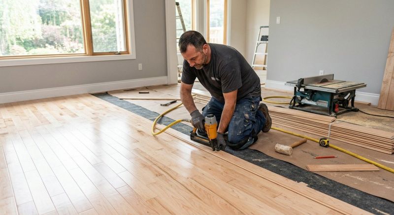 Maple Flooring Installation in Ashburn, VA