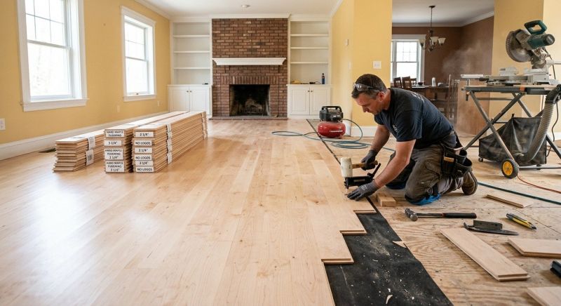 Maple Flooring Installation in Sandy Spring, MD