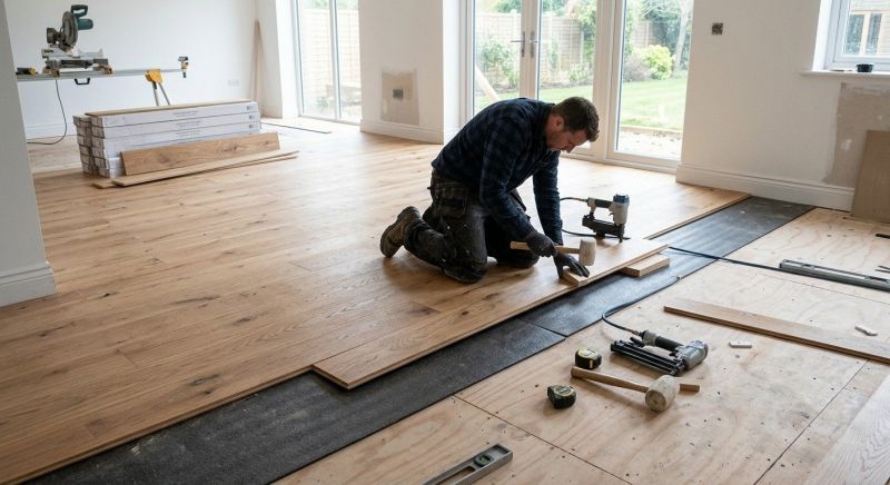 Oak Floor Installation in Annandale, VA