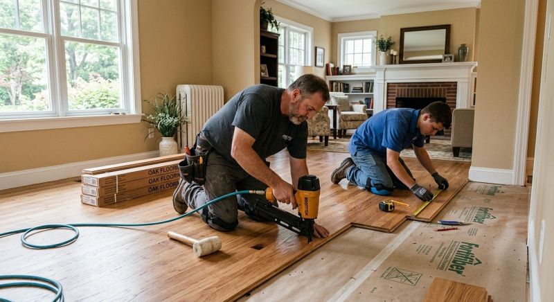 Oak Floor Installation in Capitol Heights, MD