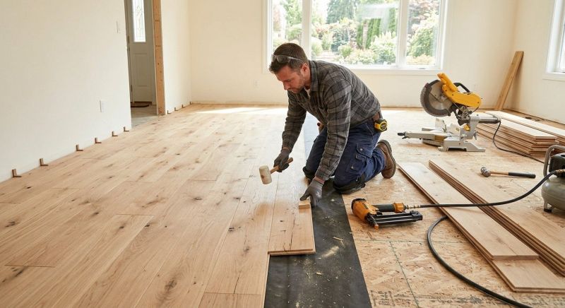 Oak Floor Installation in Falls Church, VA