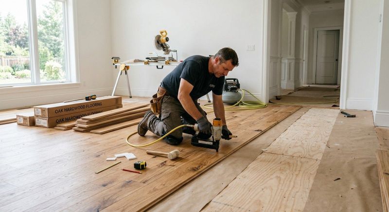 Oak Floor Installation in Hyattsville, MD