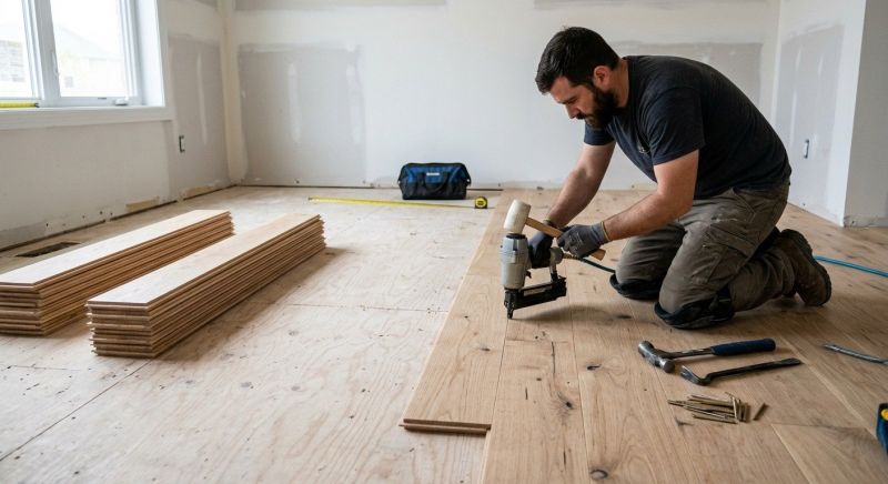 Oak Floor Installation in Kensington, MD