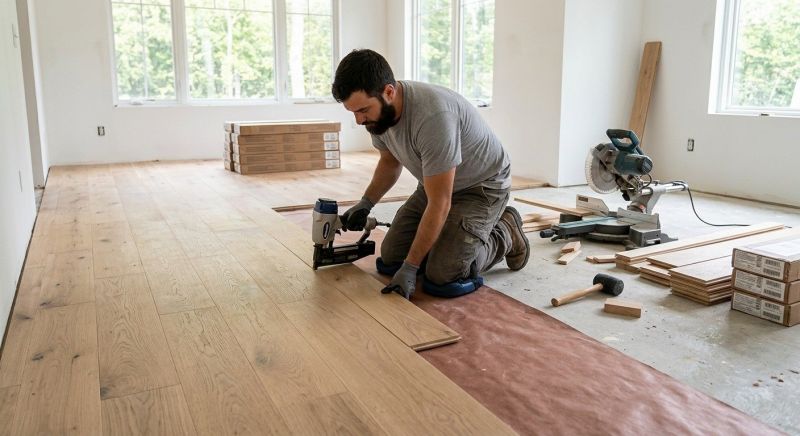 Oak Floor Installation in Montgomery County, MD