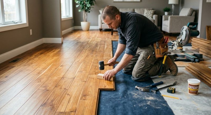 Plank Floor Installation in Gaithersburg, MD