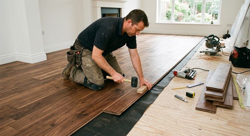 Walnut Flooring Installation in Gaithersburg, MD