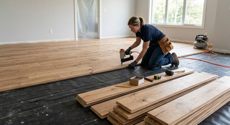 Walnut Flooring Installation in Gaithersburg, MD