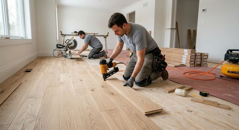 Wood Floor Replacement in Ashburn, VA