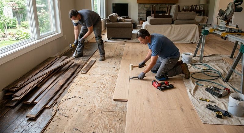 Wood Floor Replacement in Mount Airy, MD