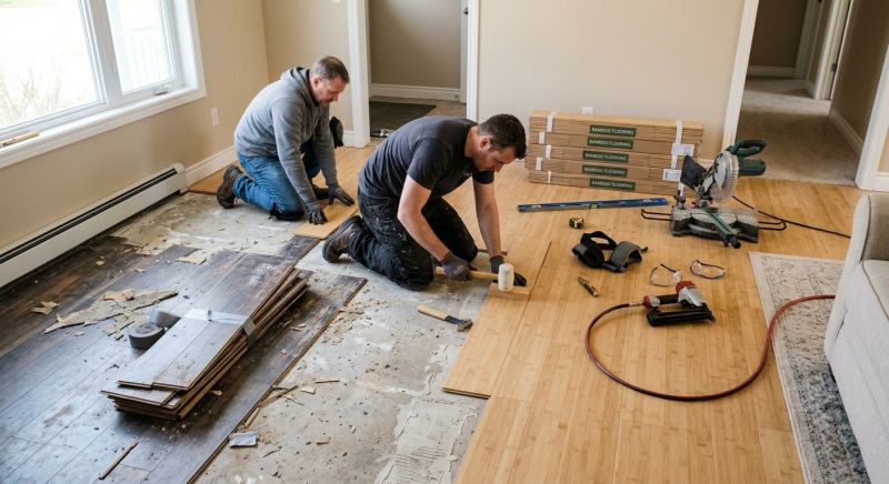 Bamboo Flooring Installation